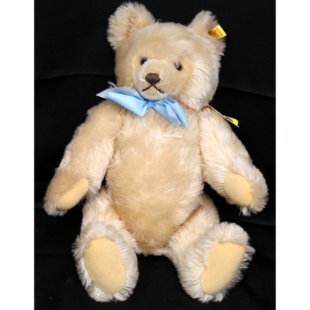 Vtg Steiff Mohair Jointed Teddy Bear Plush Growler Forever Yours 0201/41